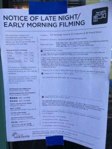 THE POWER Filming in Gastown