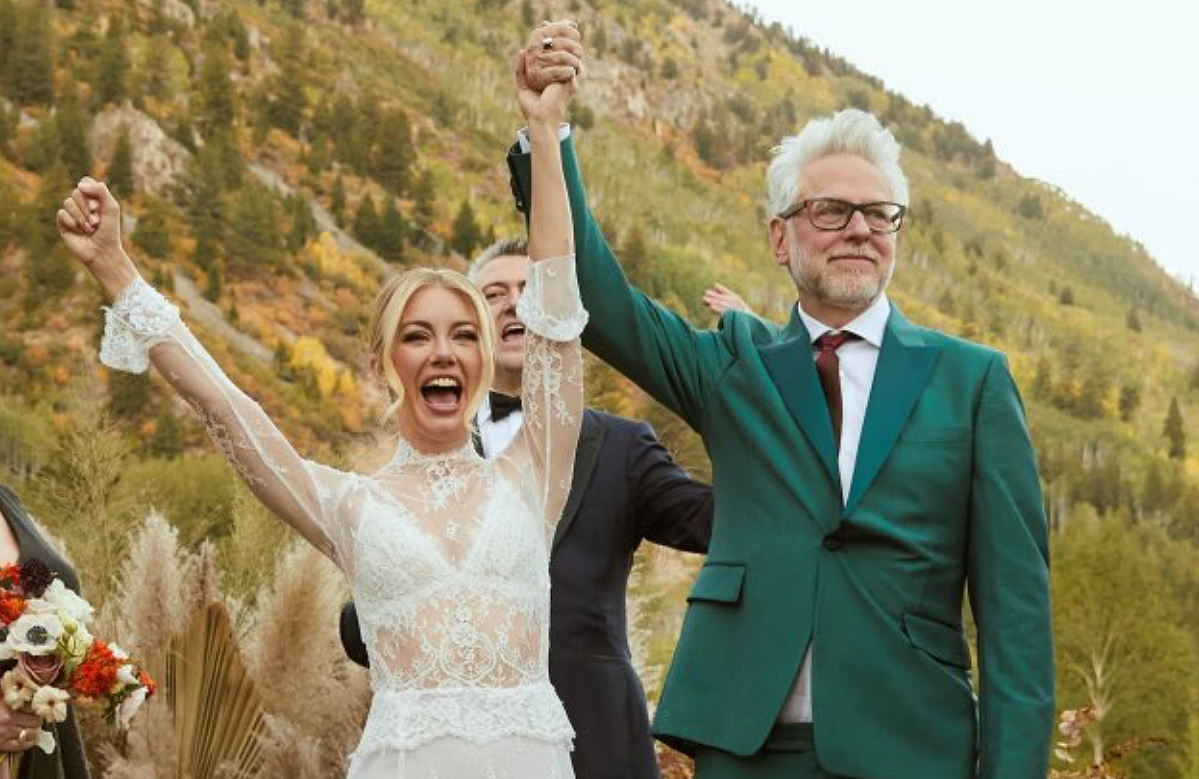 James Gunn & Jennifer Holland Married in Aspen with PEACEMAKER, SUICIDE
