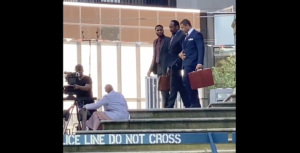 THE IRRATIONAL With Jesse L. Martin Filming on Vancouver Art Gallery Steps