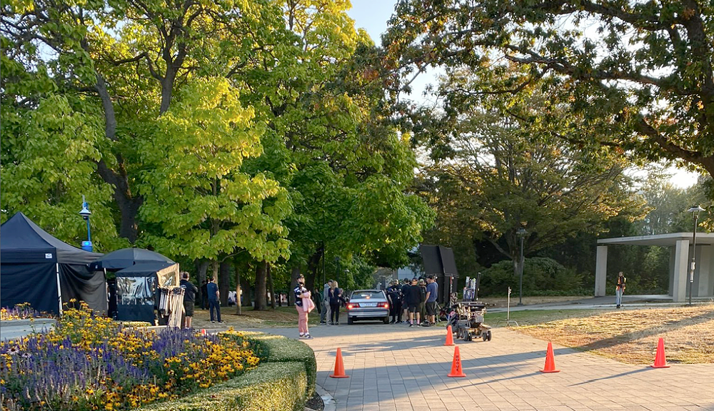 STRAIGHT MAN With Bob Odenkirk Filming on UBC Campus at Buchanan