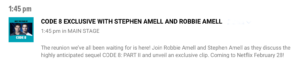 CODE 8 Duo Robbie Amell & Stephen Amell on Main Stage at FAN EXPO VANCOUVER