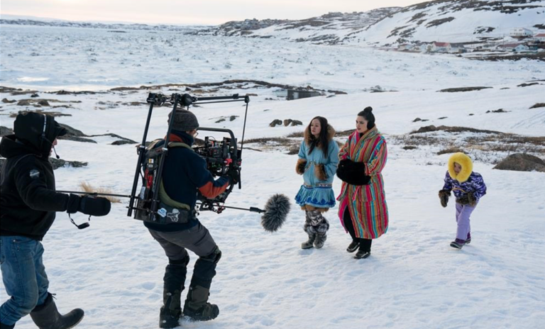 Season 2 of Arctic Comedy NORTH OF NORTH Starring Anna Lambe in Production